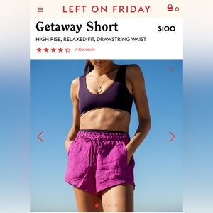 Brand new LEFT ON FRIDAY Getaway matching set. (Worn once, current season!)